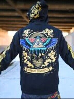 Nomadic Movement "Long Strange Trip" Festival Hoodie Size S